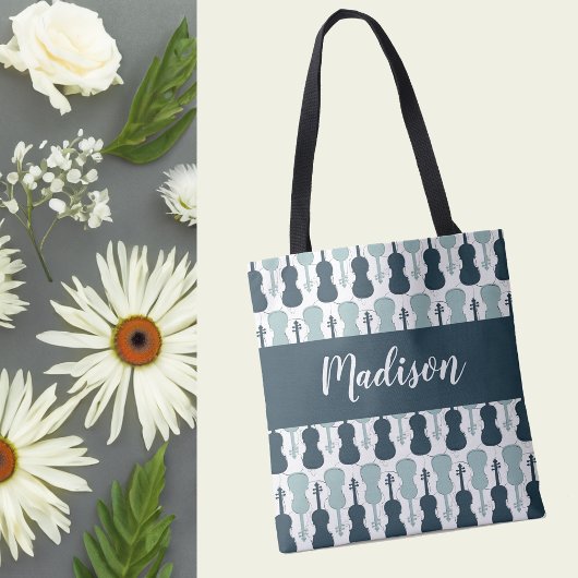 Persoonlijk Violin of Viola Instrument Music Gift Tote Bag