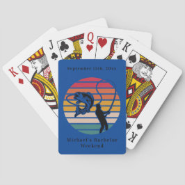 Persoonlijk Vis Bachelor Weekend Pokerkaarten