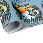 Persoonlijk Vis Toernooi Visser Trout  Cadeaupapier (Rol Hoek)