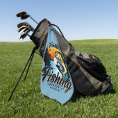Persoonlijk Vis Toernooi Visser Trout Golfhanddoek (Groen)