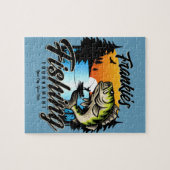 Persoonlijk Vis Toernooi Visser Trout Legpuzzel (Horizontaal)