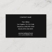 Persoonlijk Visitekaartje (Achterkant)