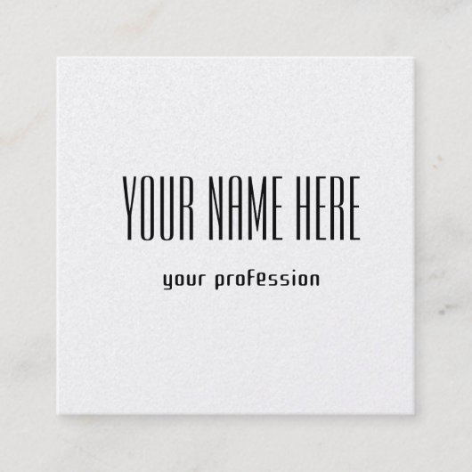  persoonlijk visitekaartje (Voorkant)