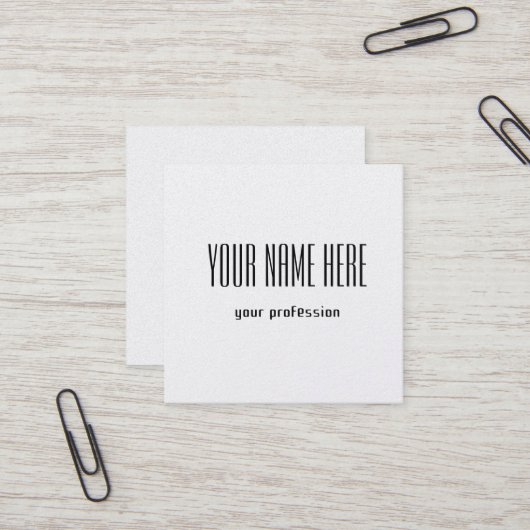  persoonlijk visitekaartje (Voorkant / Achterkant in situ)