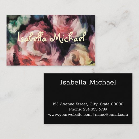 Persoonlijk visitekaartje (Voorkant / Achterkant)