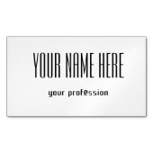  persoonlijk visitekaartje magnetisch visitekaartje (Voorkant)