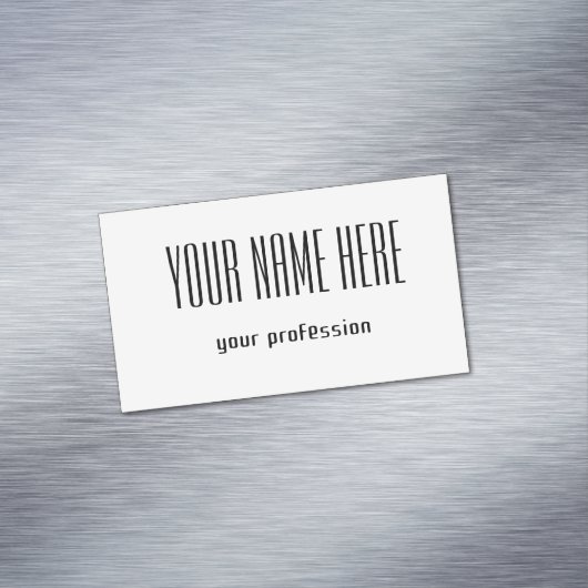  persoonlijk visitekaartje magnetisch visitekaartje (Voorbeeld)