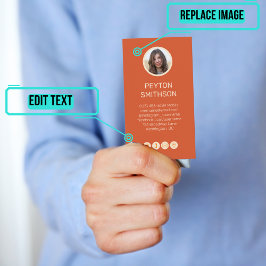 Persoonlijk visitekaartje: Paar w Foto's Sinaasapp Visitekaartje