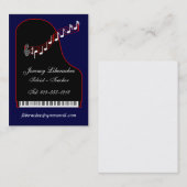 Persoonlijk - Visitekaartje Piano II (Voorkant / Achterkant)