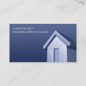 Persoonlijk Visitekaartje thuis (Achterkant)