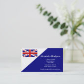 Persoonlijk Visitekaartje - Verenigd Koninkrijk (Staand voorkant)