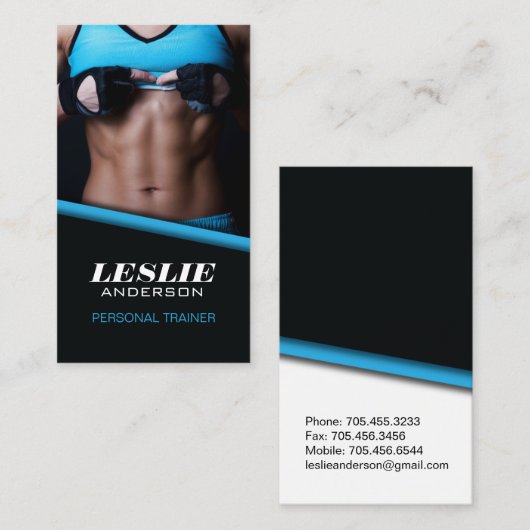 PERSOONLIJK VISITEKAARTJE VOOR OPLEIDING (Voorkant / Achterkant)