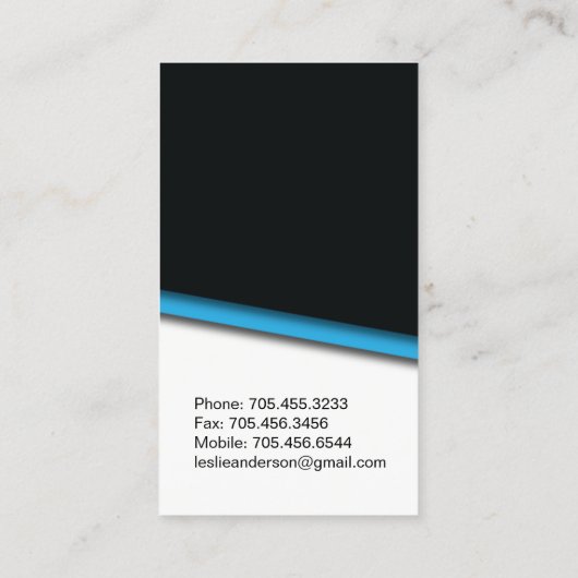 PERSOONLIJK VISITEKAARTJE VOOR OPLEIDING (Achterkant)