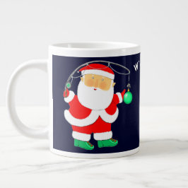 Persoonlijk visvakantiegeschenk grote koffiekop