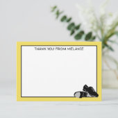 Persoonlijk Vlak Paneel Tap Dance Bedankkaart (Staand voorkant)