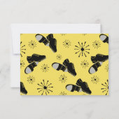 Persoonlijk Vlak Paneel Tap Dance Bedankkaart (Achterkant)