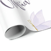 Persoonlijk vlinder inpakpapier. cadeaupapier (Rol Hoek)