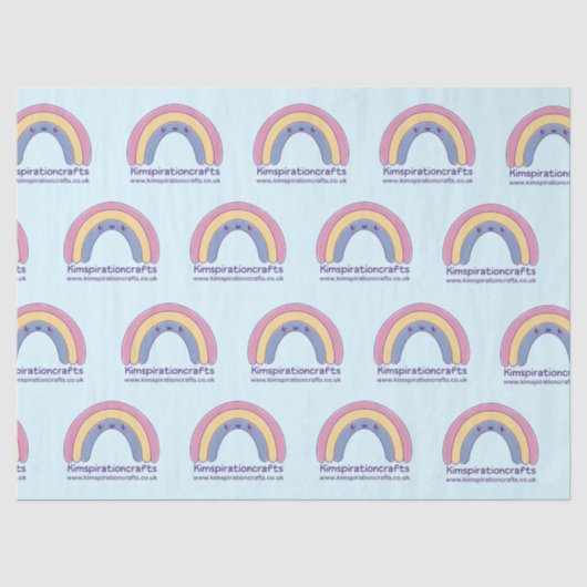 Persoonlijk vloeipapier met je eigen logo tissuepapier (Voorkant)