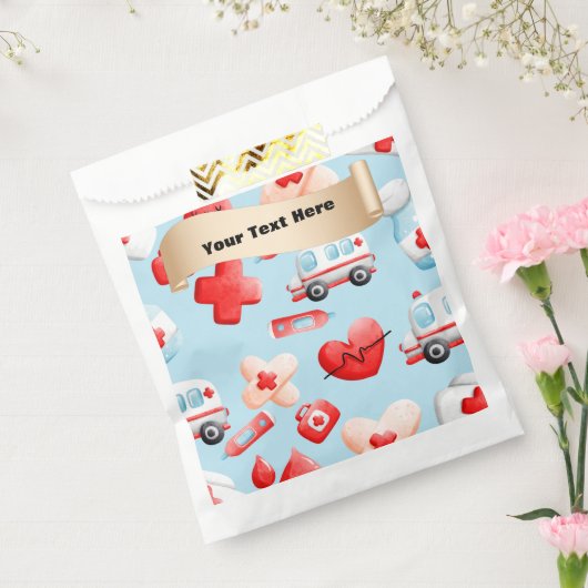 Persoonlijk voeg een naam Medisch, Gezondheidszorg Bedankzakje (Gezegeld)