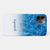 Persoonlijk voeg een naam toe voor de Sparking Blu Case-Mate iPhone Case (Achterkant (horizontaal))