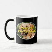 Persoonlijk - voeg hier uw foto van uw hond toe - magische mok (Links)