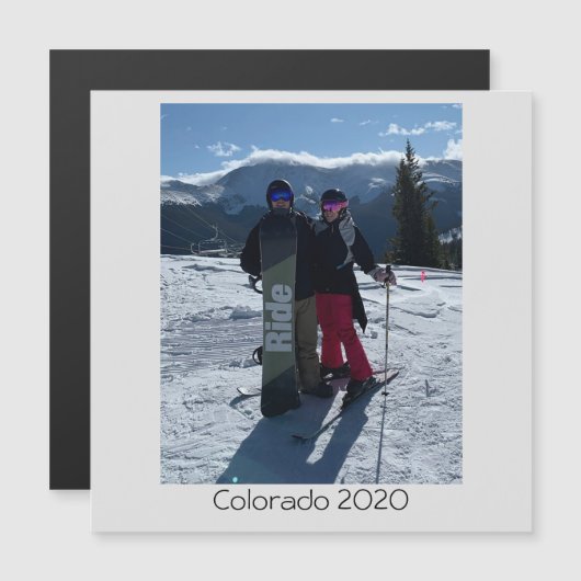 Persoonlijk voeg je eigen foto-magneetkaart toe (Voorkant / Achterkant)