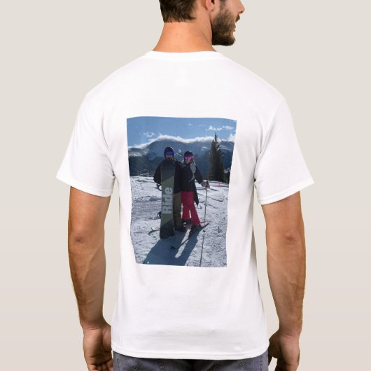 Persoonlijk voeg je eigen foto T-Shirt toe (Achterkant)