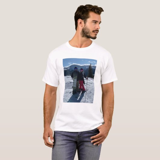 Persoonlijk voeg je eigen foto T-Shirt toe (Voorkant volledig)