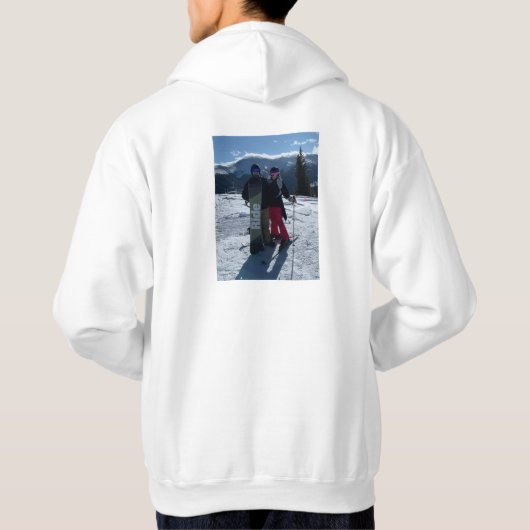 Persoonlijk voeg je eigen foto toe hoodie (Achterkant)