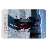 Persoonlijk voeg je eigen foto toe magneet (Horizontaal)