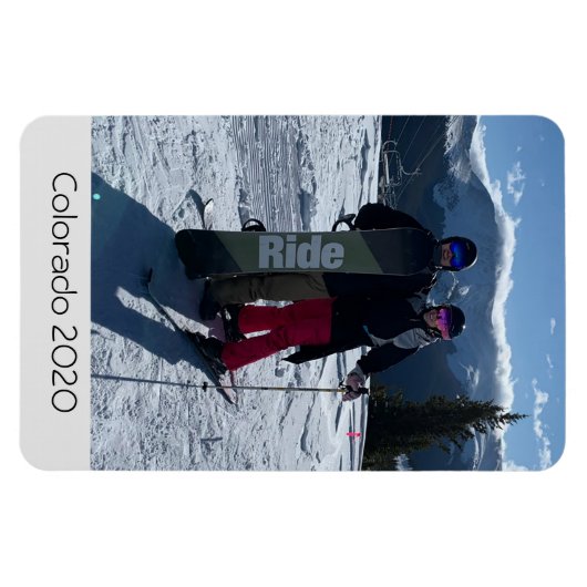 Persoonlijk voeg je eigen foto toe magneet (Horizontaal)