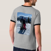 Persoonlijk voeg je eigen foto toe t-shirt (Achterkant)