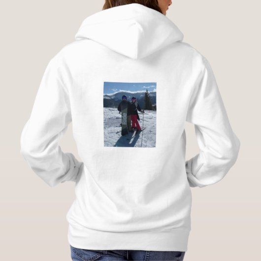 Persoonlijk Voeg je eigen fotofoto-hoe toe Hoodie (Achterkant)