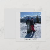 Persoonlijk voeg je eigen fotoplatte kaart toe (Voorkant / Achterkant)