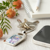 Persoonlijk voeg uw Foto-Sleutelhanger toe Sleutelhanger (Zijkant)