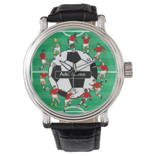 Persoonlijk voetbal en spelers horloge