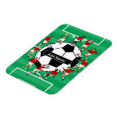 Persoonlijk voetbal en spelers magneet (Linkerzijde)