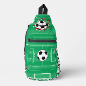 Persoonlijk voetbal en spelers sling bag (Voorkant)