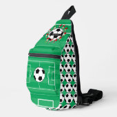 Persoonlijk voetbal en spelers sling bag (Rechterhoek)