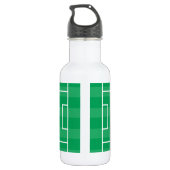 Persoonlijk voetbal en spelers waterfles (Achterkant)