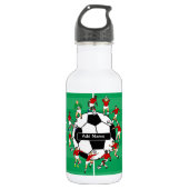 Persoonlijk voetbal en spelers waterfles (Voorkant)