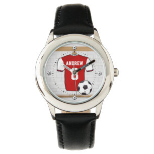 Persoonlijk voetbal football jersey horloge