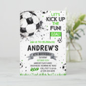 Persoonlijk Voetbal football Verjaardag Kaart (Staand voorkant)
