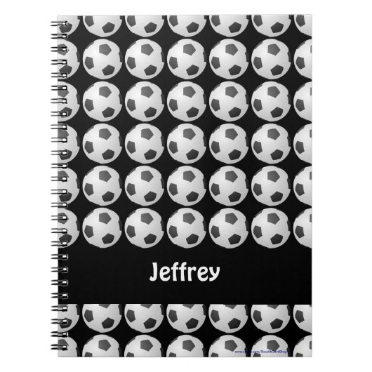 Persoonlijk Voetbal Notebook Notitieboek (Voorkant)