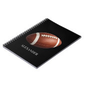 Persoonlijk voetbal notitieboek Ontwerp voor kinde (Linkerzijde)