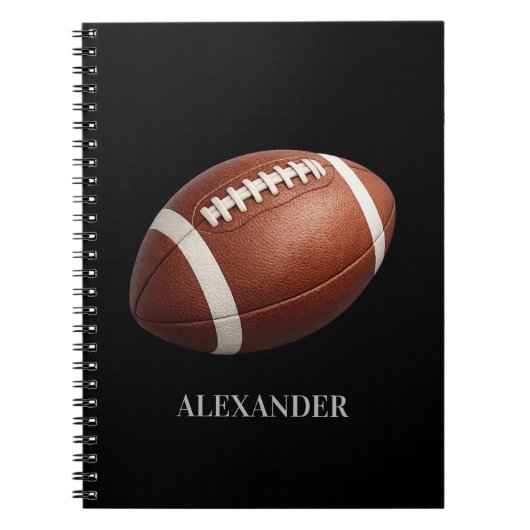 Persoonlijk voetbal notitieboek Ontwerp voor kinde (Voorkant)