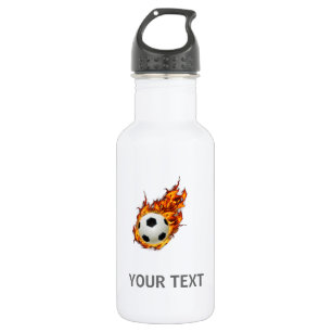 Persoonlijk Voetbal op brand Waterfles