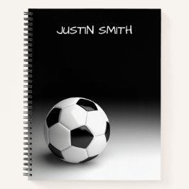 Persoonlijk Voetbal Spiral Notebook Notitieboek