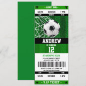 Persoonlijk Voetbal Verjaardag voor kind Kaart (Voorkant / Achterkant)