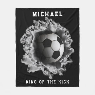 Persoonlijk Voetbalcadeau Fleece Deken